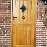 Solid Oak Stable Door With Antique Stain