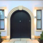 Hardwood Curved Top Front Door