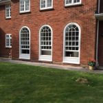 Curved timber windows