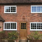 Heritage double glazed windows with georgian bar detail