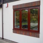 Mahogany windows