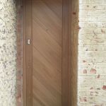 Secure oak entrance door