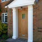 Timber entrance door