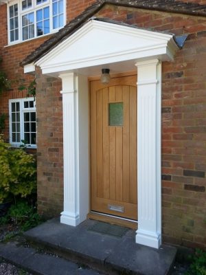 Timber entrance door