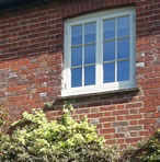 Timber windows with georgian bars