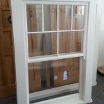 Vertical sliding sash window - isolated product shot