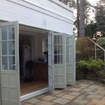 Sliding folding timber doors